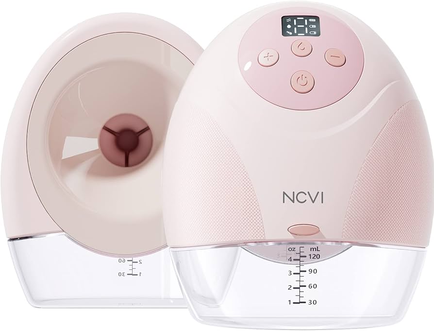 未使用に近い】NCVI ハンズフリー 搾乳器 ウェアラブル電動搾乳